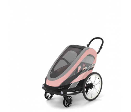 Cybex Zeno Bike Light Pink Спортивная Коляска для бега Лыж - Велосипедный прицеп 4in1