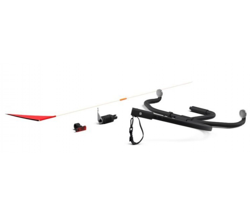 Cybex Zeno Black With Pink Details Рама для коляски для бега