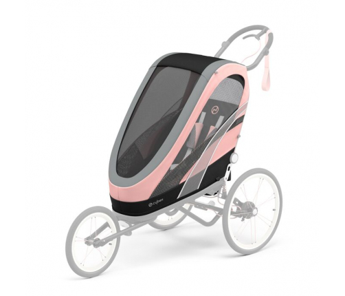 Cybex Zeno Black With Pink Details Рама для коляски для бега
