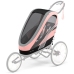 Cybex Zeno Sports Silver Pink (Air) Sporta Ratiņi