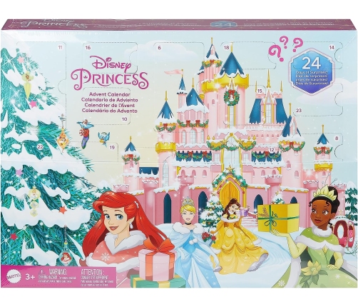Disney Princess Advent Calendar + 16 surprises HLX06 Adventes Kalendārs + 4 Lelles