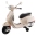 Детский скутер с аккумулятором Vespa 801 White