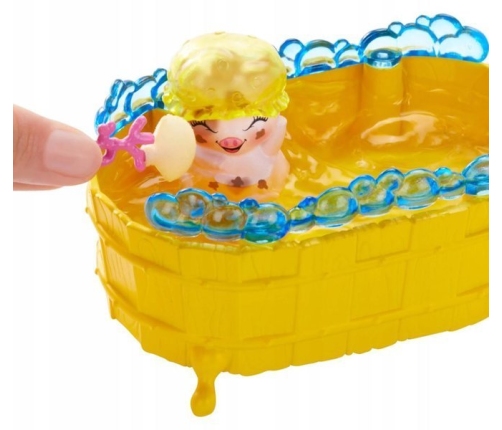 Enchantimals Bathtime Water Splash Petya Pig Lelle ar dzīvniekiem