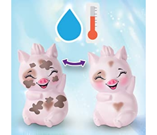 Enchantimals Bathtime Water Splash Petya Pig Lelle ar dzīvniekiem