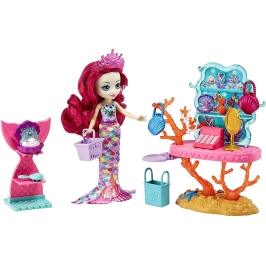 Enchantimals Ocean Treasures Shop Playset Milagra HCF71 Кукла русалка 15+ Enchantimals Ocean Treasures Shop Playset Milagra HCF71 Кукла русалка 15+
