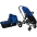 EuroBaby BaoBao Blue standart Детская Коляска 2 в 1