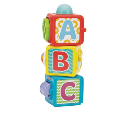 Fisher Price Cортер с разными формами Stacking Action Blocks DHW15