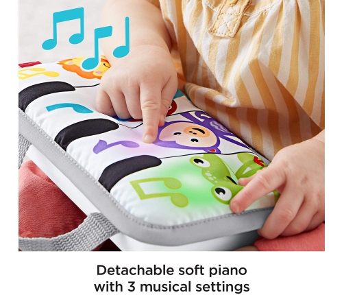 Fisher Price Musicians Piano Wedge Mini GJD27 Atbalstošs spilvens Muzikālais