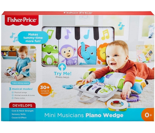 Fisher Price Musicians Piano Wedge Mini GJD27 Atbalstošs spilvens Muzikālais