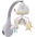 Fisher Price Музыкальная карусель на кроватку Rainbow Bassinet HBP40