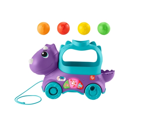 Fisher Price Poppin Triceratops HNR53 Interaktīvā rotaļlieta