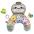 Fisher Price SLOTH VIBE & CRINKLE WEDGE GRR01 Подкова Ленивец