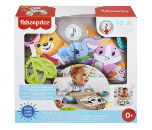 Fisher Price SLOTH VIBE & CRINKLE WEDGE GRR01 pakavs - slinķis