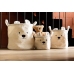 Корзина для хранения 25x20x20 Childhome Teddy Off white