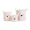 Корзина для хранения 3 шт. Childhome Teddy Off white