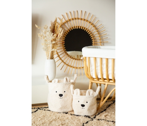 Корзина для хранения 30x30x30 Childhome Teddy Off white