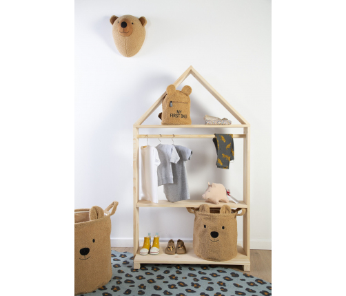 Grozs mantu uzglabāšanai 40x40x40 Childhome Teddy Beige