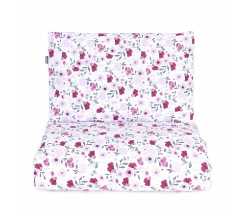 Gultas veļas komplekts no 2 daļām MamoTato Flowers Pink 100x135