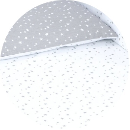 Детское постельное белье из 2 частей MamoTato Small stars grey 100x135 Детское постельное белье из 2 частей MamoTato Small stars grey 100x135