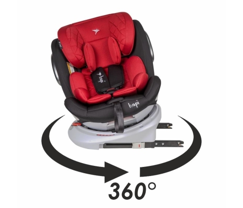 Hapi Ozy 360 Red Bērnu Autokrēsls 0-36 kg