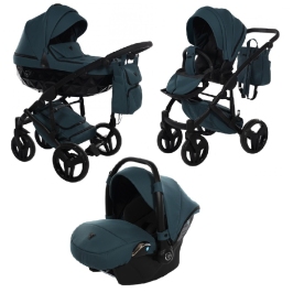Junama Basic 02 Teal Детская Коляска 3in1 Junama Basic 02 Teal Детская Коляска 3in1