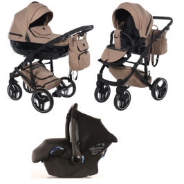 Junama Basic 04 Sand Bērnu Ratiņi 3in1 Junama Basic 04 Sand Bērnu Ratiņi 3in1