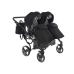 Junama Basic Duo 01 Black Dvīņu Ratiņi 2in1