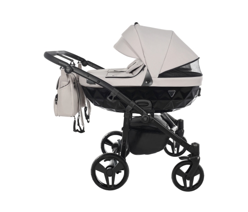 Junama Basic Duo 05 Clay Grey Коляска для двойняшек 3in1
