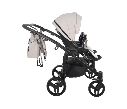 Junama Basic Duo 05 Clay Grey Коляска для двойняшек 3in1