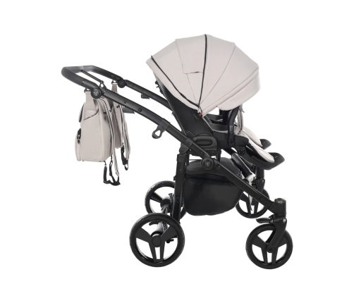 Junama Basic Duo 05 Clay Grey Коляска для двойняшек 3in1