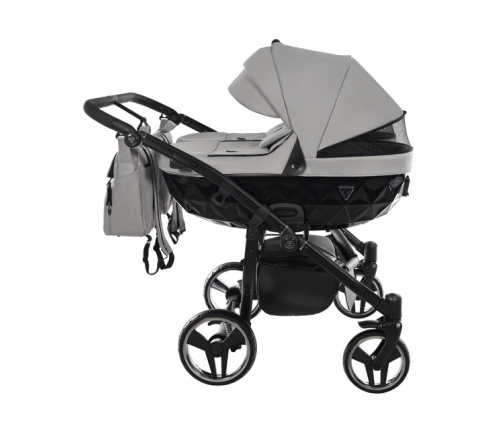 Junama Basic Duo 06 Grey Mist Dvīņu Ratiņi 2in1