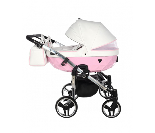 Junama Candy Duo 01 Pink Dvīņu Ratiņi 2in1