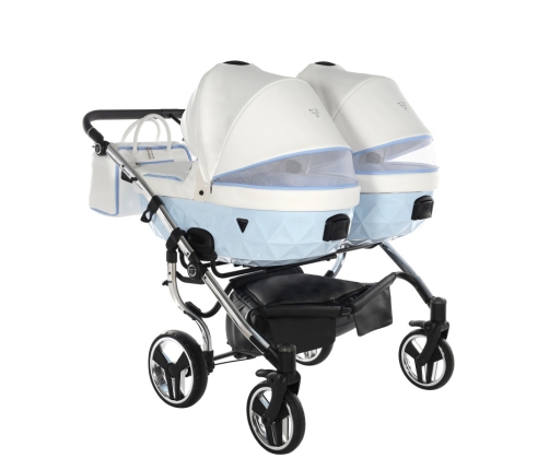 Junama Candy Duo 02 Blue Коляска для двойняшек 2in1