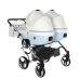 Junama Candy Duo 02 Blue Коляска для двойняшек 2in1