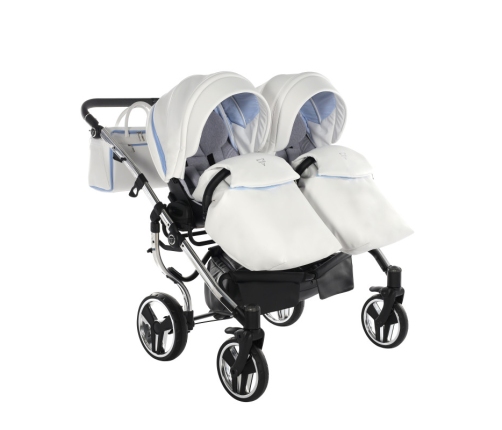 Junama Candy Duo 02 Blue Коляска для двойняшек 2in1