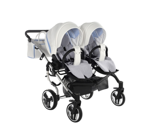 Junama Candy Duo 02 Blue Коляска для двойняшек 2in1