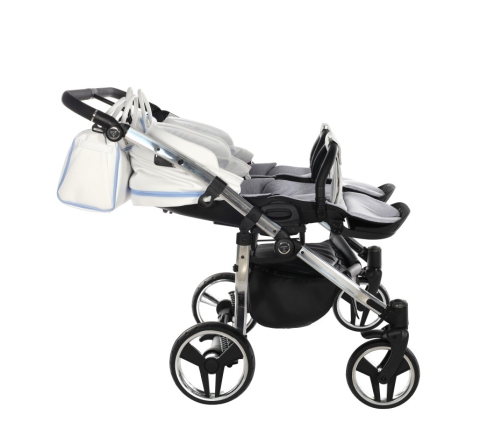 Junama Candy Duo 02 Blue Коляска для двойняшек 2in1