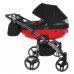 Junama Diamond S-Line Duo 01 Red Dvīņu Ratiņi 3in1