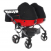 Junama Diamond S-Line Duo 01 Red Dvīņu Ratiņi 3in1