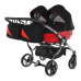 Junama Diamond S-Line Duo 01 Red Dvīņu Ratiņi 3in1