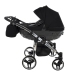 Junama Diamond S-Line Duo 03 Black Grey Dvīņu Ratiņi 2in1