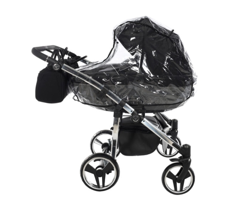 Junama Diamond S-Line Duo 03 Black Grey Dvīņu Ratiņi 2in1