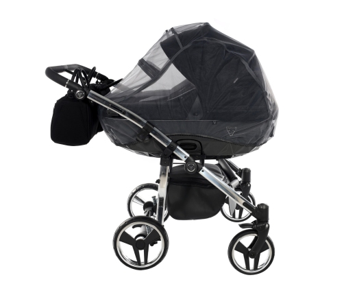 Junama Diamond S-Line Duo 03 Black Grey Dvīņu Ratiņi 2in1