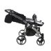 Junama Diamond S-Line Duo 03 Black Grey Dvīņu Ratiņi 2in1