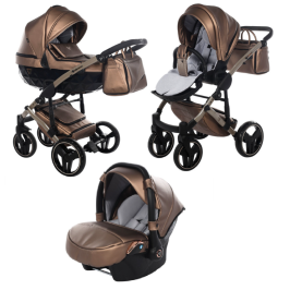 Junama Fluo Line Col.03 Bronze Bērnu Ratiņi 3in1 Junama Fluo Line Col.03 Bronze Bērnu Ratiņi 3in1