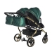 Junama Fluo Line Duo 02 Green Gold Коляска для двойняшек 2in1