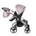 Junama Fluo Line Duo 06 Pink Silver Коляска для двойняшек 2in1