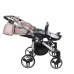 Junama Fluo Line Duo 06 Pink Silver Коляска для двойняшек 2in1