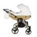 Junama Glow Duo 02 White Gold Коляска для двойняшек 2in1