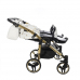 Junama Glow Duo 02 White Gold Dvīņu Ratiņi 3in1